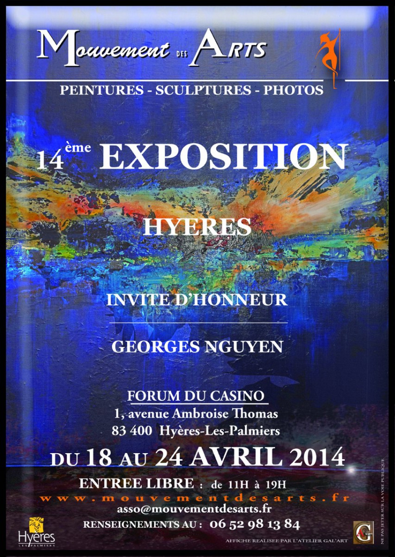 14eme Exposition Du Mouvement Des Arts A Hyeres Les Palmiers Actualite Beaux Arts
