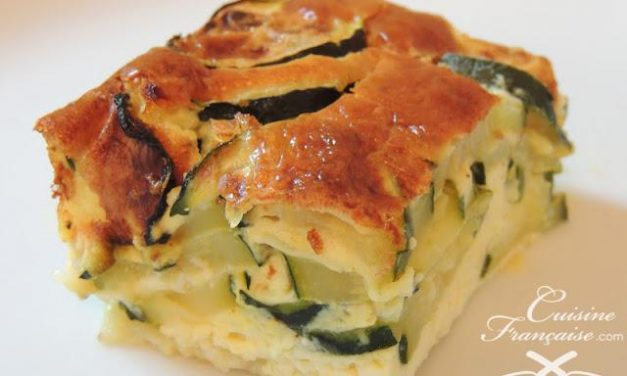 Clafoutis aux courgettes
