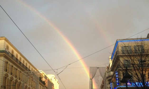 Photo de la semaine : Arc en ciel sur l’avenue Jean Médecin