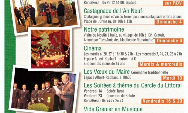 Ramatuelle du 1er au 31 janvier 2015