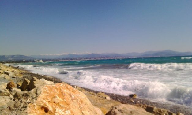 Photo de la semaine : Bord de Mer entre Antibes et Nice