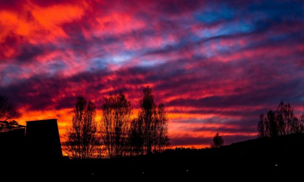 Photo de la semaine : Coucher de soleil sur Mandelieu