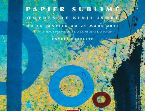 Exposition Washi, papier sublimé