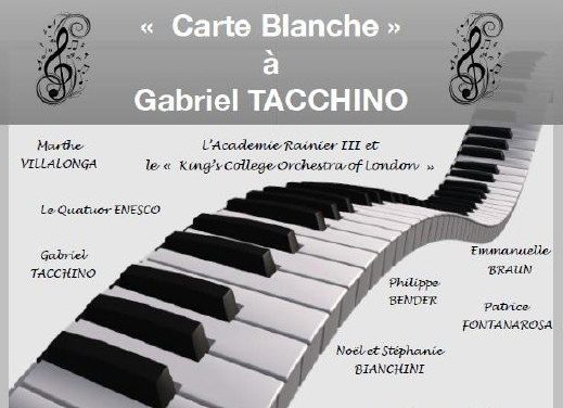 Concert solidaire pour les sinistrés de Cannes