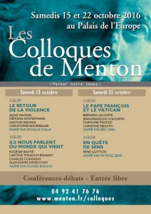 Les Colloques de Menton « Penser notre Temps »