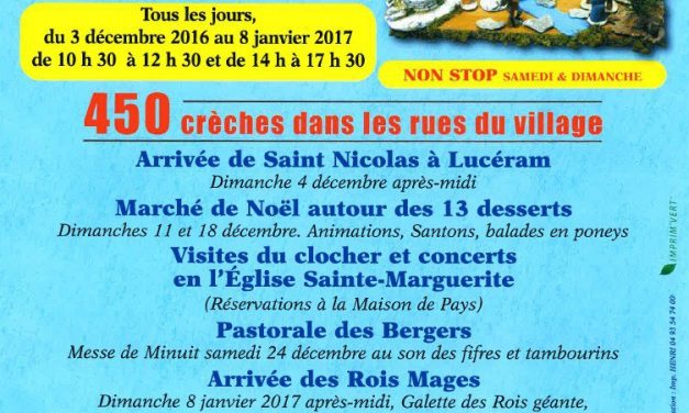 19e Circuit des Crèches de Lucéram Peira-Cava