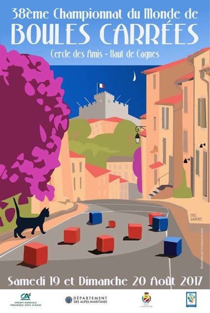 Championnat du Monde des Boules Carrées à Cagnes-sur-Mer