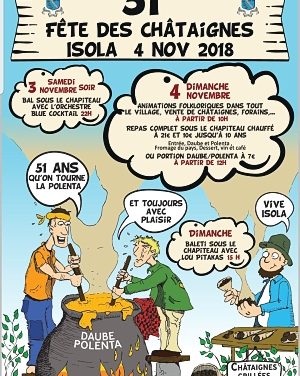 Fête des Châtaignes 2018 à Isola Village