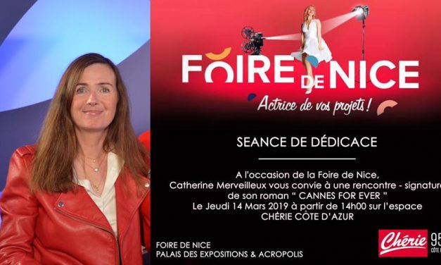 Dédicace – signature du Roman CANNES FOR EVER à Nice