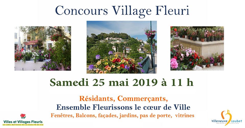 Concours Village Fleuri à Villeneuve-Loubet