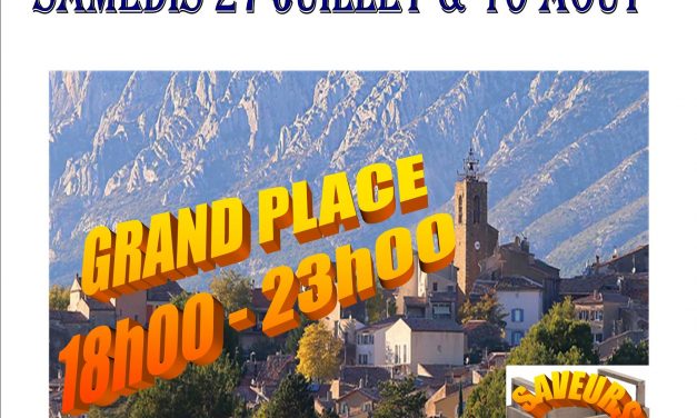 MARCHE NOCTURNE à Pourrières