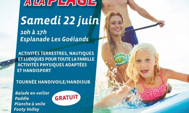 Tous à la plage à Saint-Laurent-du-Var