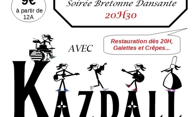 Fest Noz avec le groupe Kazdall , Speret Mat et les sonneurs