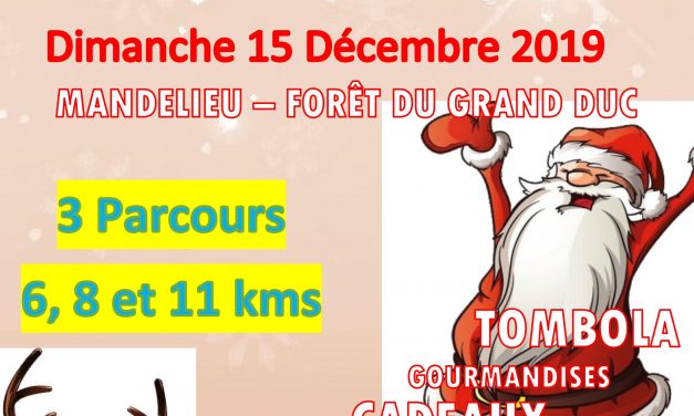 La Rando du Père Noël à Mandelieu