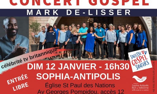 Concert Gospel à Sophia-Antipolis