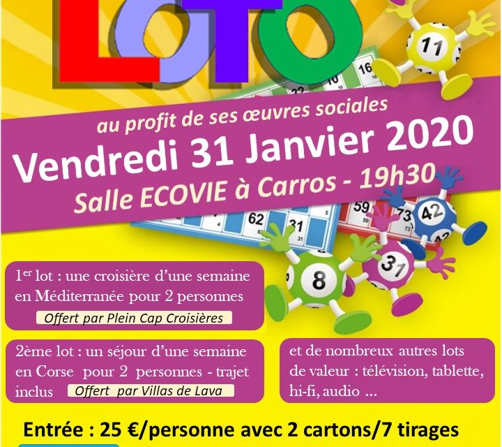 Grand LOTO à Carros