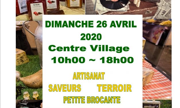 ARTISANAT – SAVEURS – TERROIR – PETITE BROCANTE