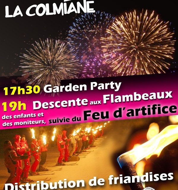 Feu d’artifice à La Colmiane