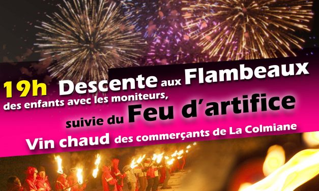 feu d’artifice à La Colmiane