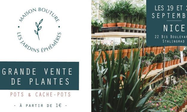 Le Jardin Ephémère de Maison Bouture à Nice